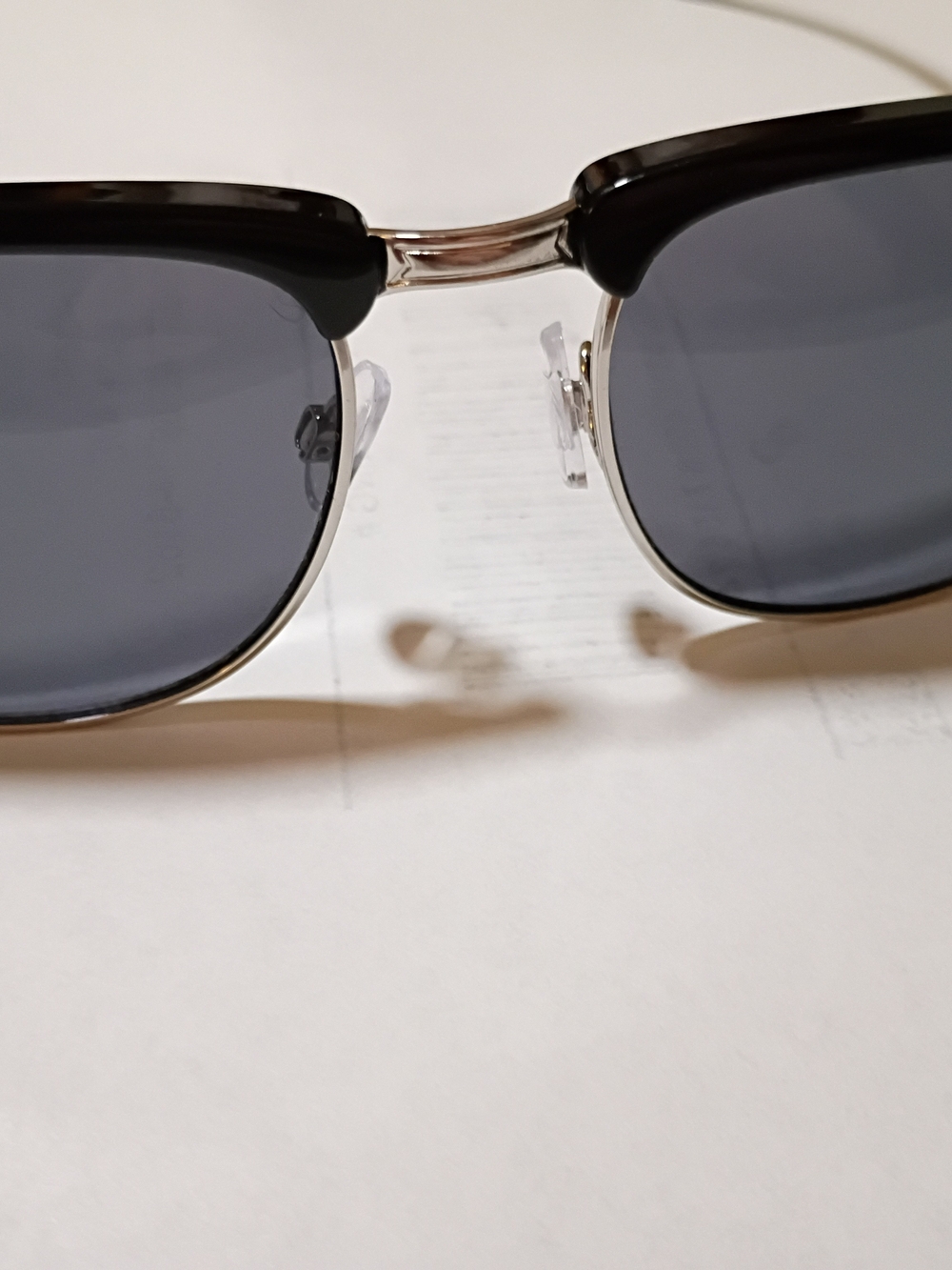Steve Madden Black Sunglasses with Silver Accents